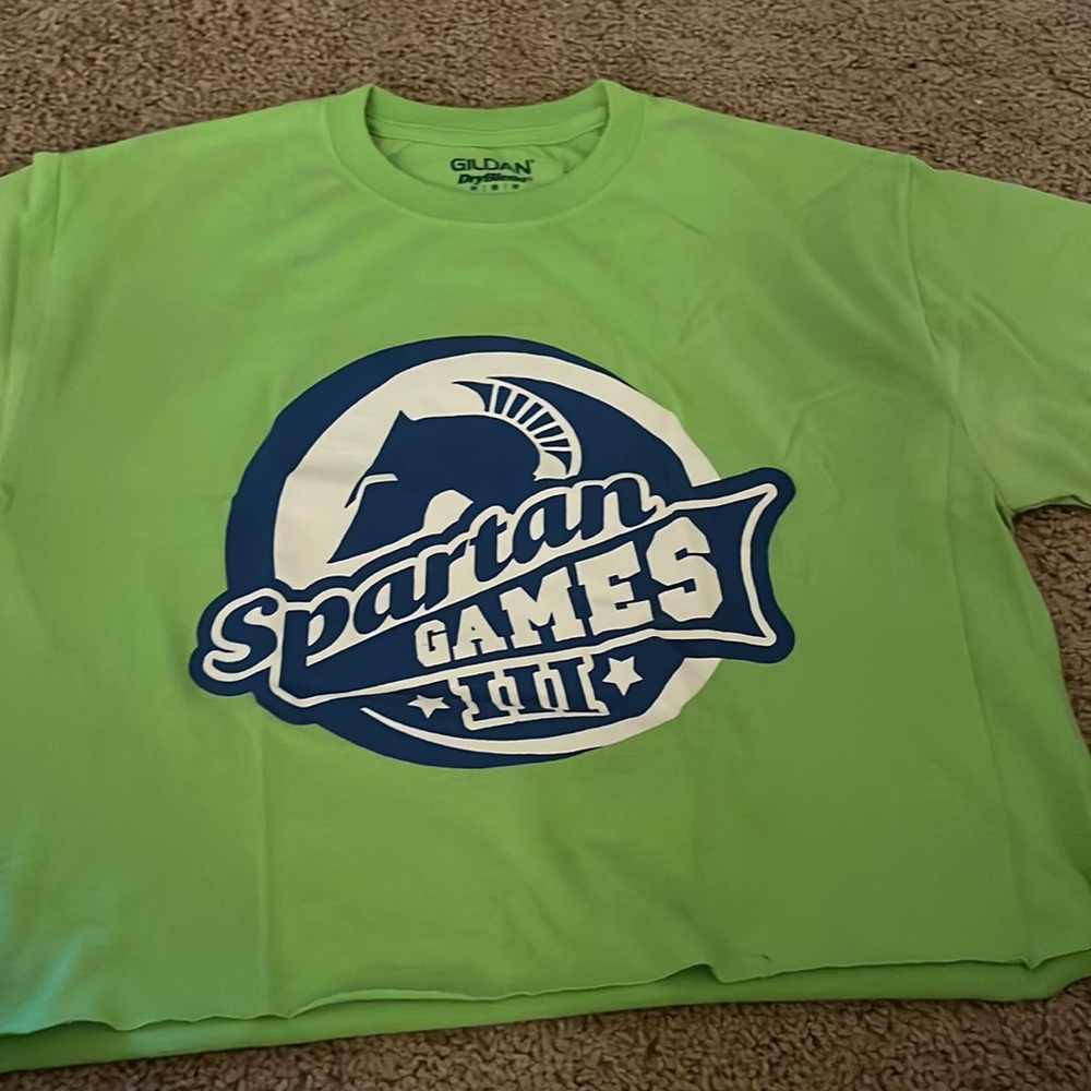 Cut off Spartan games T-shirt